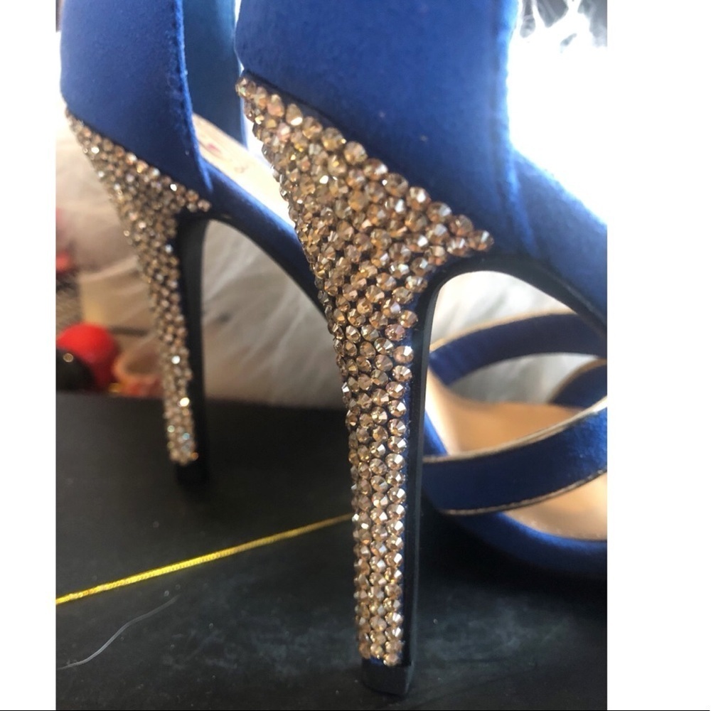 NEW Swarovski Crystal Rhinestones Sandals - Picture 9 of 11
